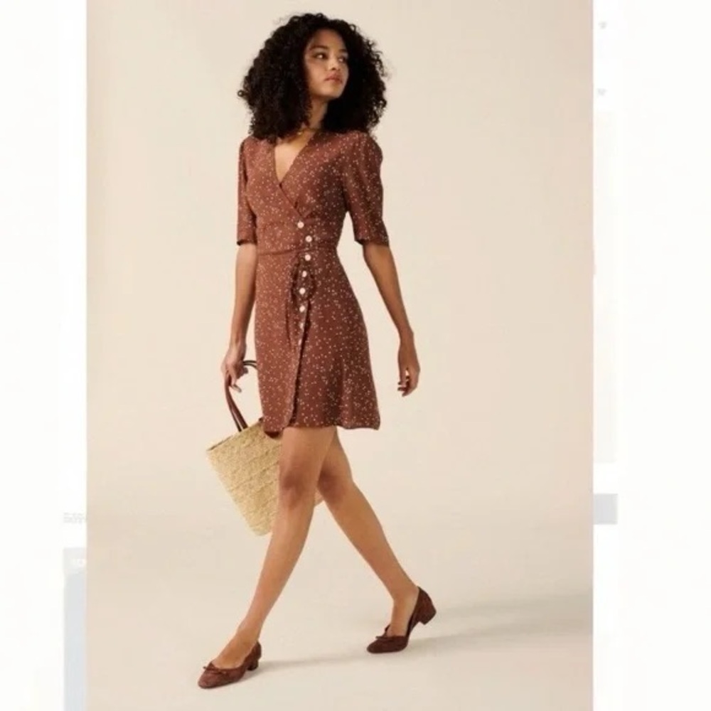 Rouje Gabinette Dress in Brown